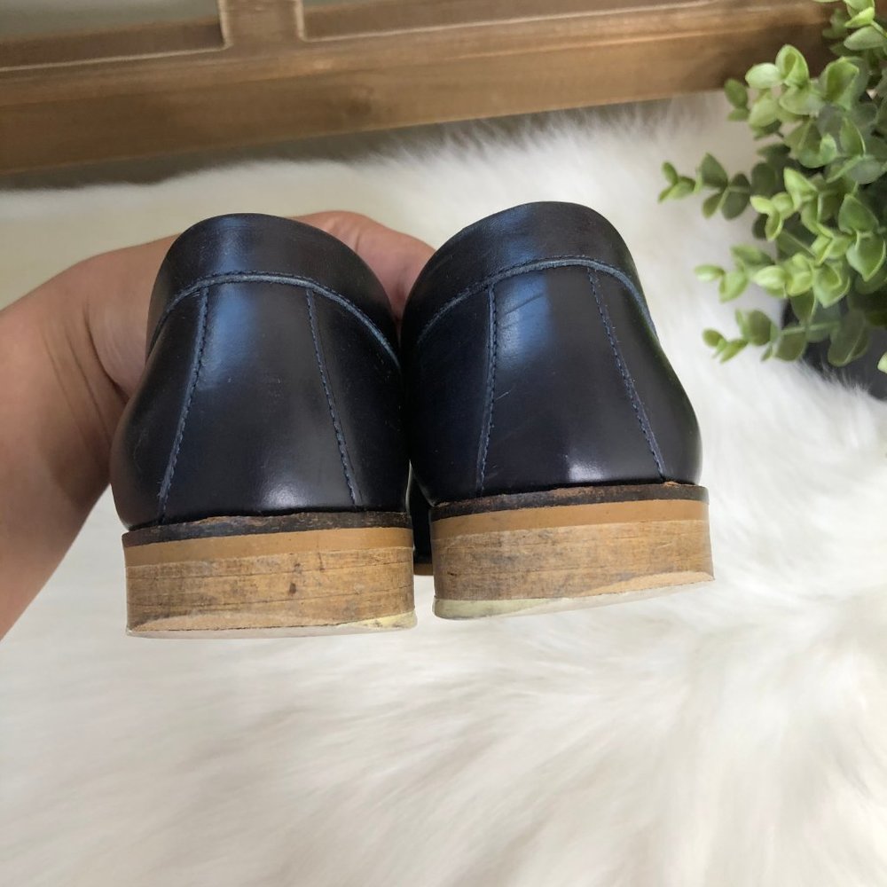 EVERLANE | The Modern Loafer Leather Navy US 7.5 - Picture 4 of 10